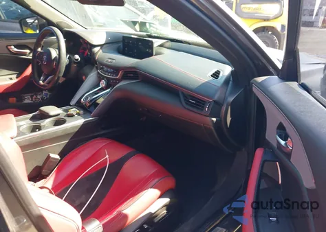 2021 Acura Tlx A-Spec Package из США, поврежденный, VIN 19UUB6F59MA010450